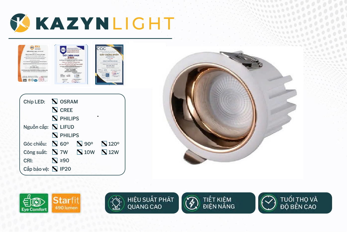 Âm Trần Sportlight LUMO - KZ011CV